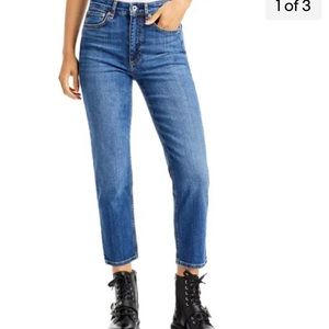 Rag & Bone Nina High Rise Ankle Cigarette Jean